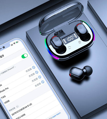 For iPhone 11 12 13 14 15 Pro Max XS XR SE Wireless Earbuds Bluetooth Headphones