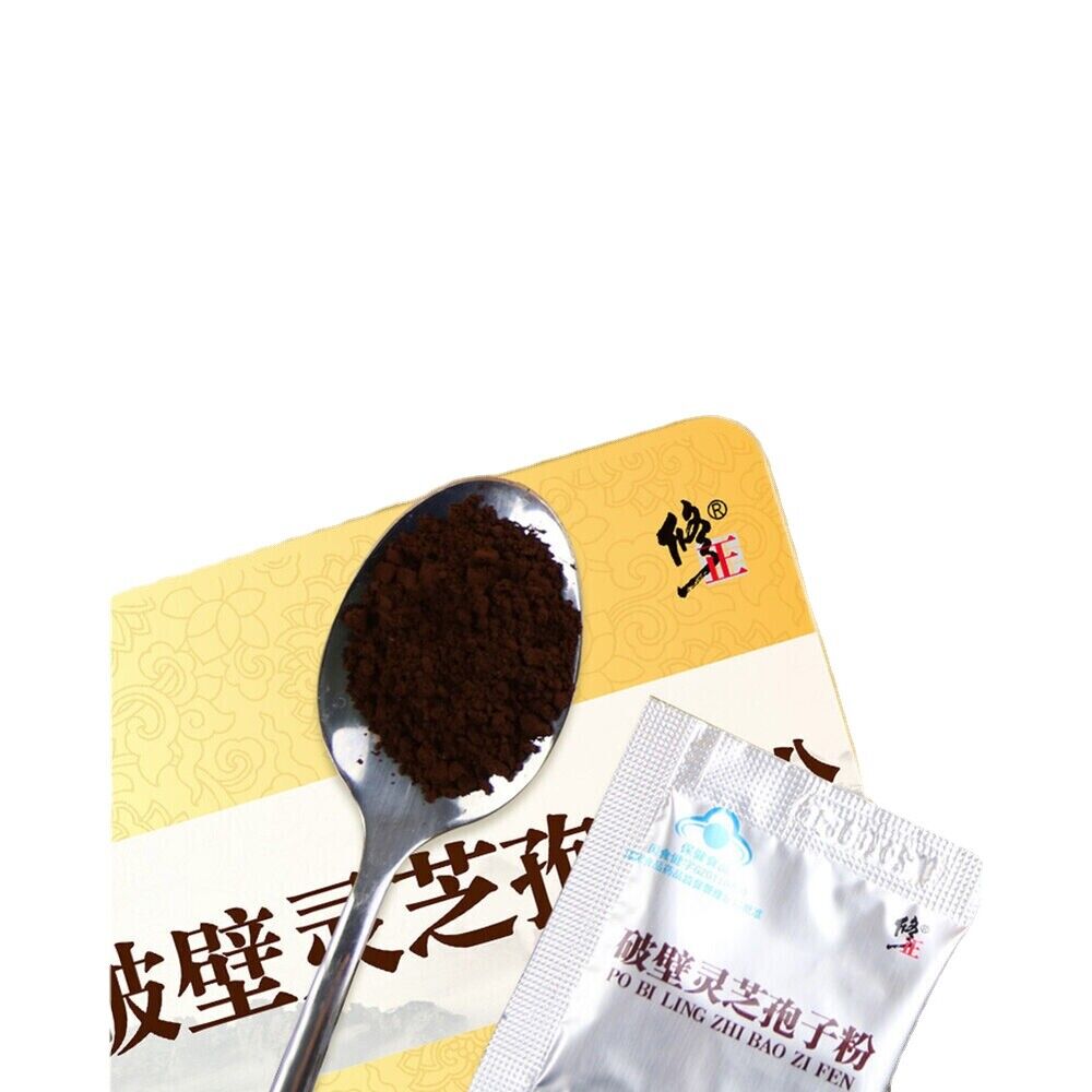 Lin Hsiang Shi Ganoderma Lucidum Spore Powder Healthy Herbal Tea 0.99*60packages