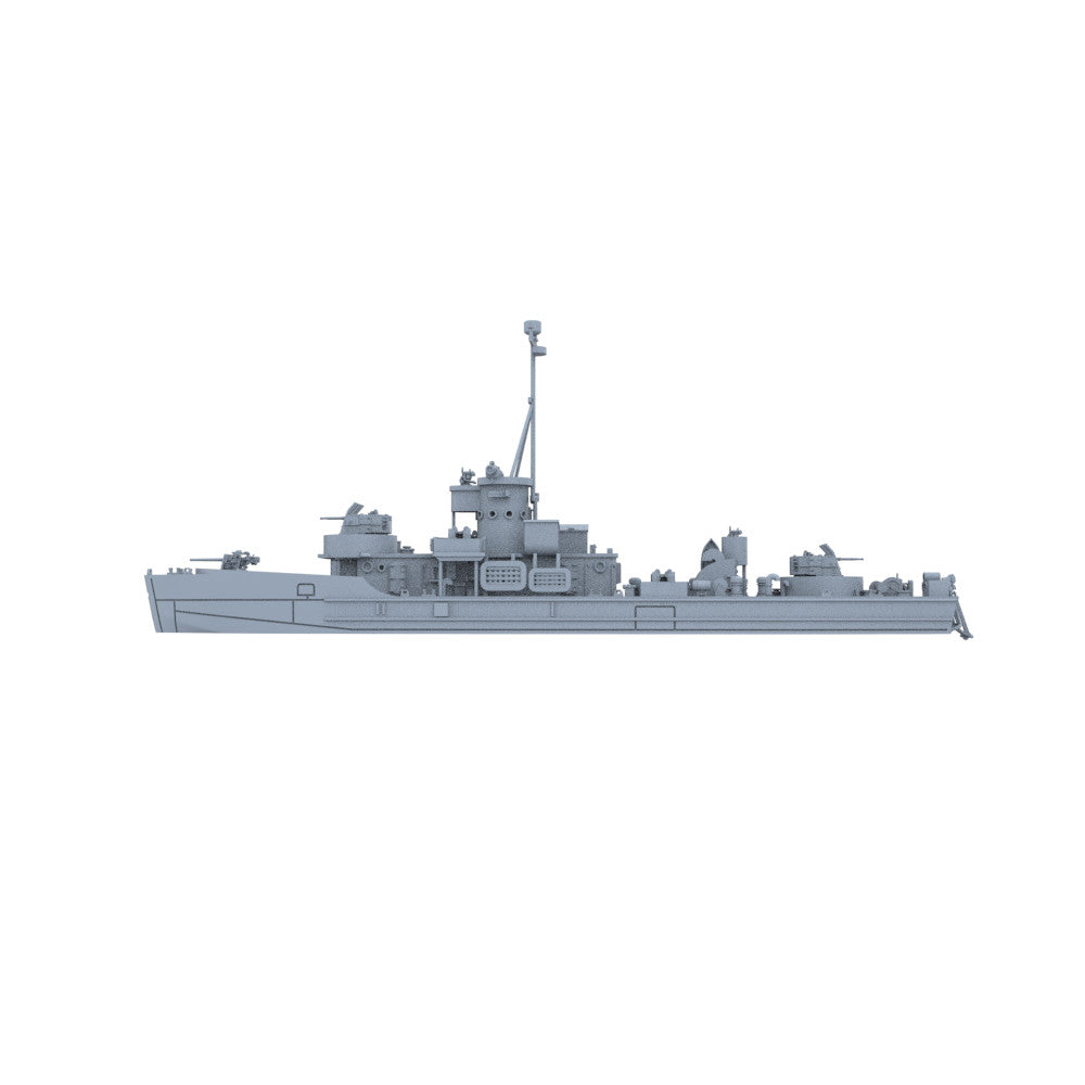 SSMODEL SSC1250764 1/1250 Military Model Kit USS Landing Craft Support LSM Mk3