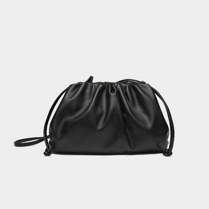 Polyester Pouch Dumpling Cross body Bag Cloud Handbag Soft Clutch Shoulder Purse