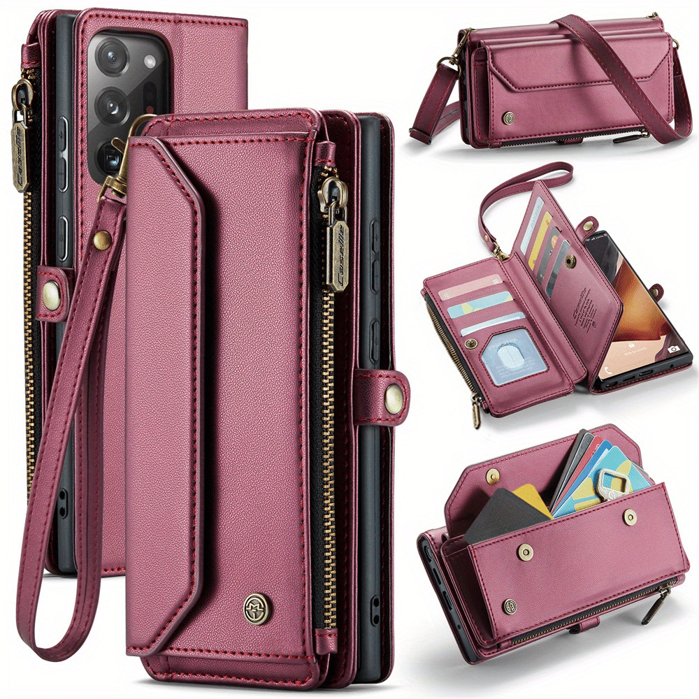 Crossbody for Samsung Galaxy Note 20 Ultra Note 10 Plus Case Wallet Card Holder