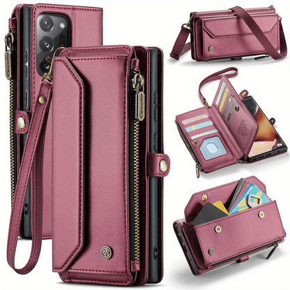 Crossbody for Samsung Galaxy Note 20 Ultra Note 10 Plus Case Wallet Card Holder