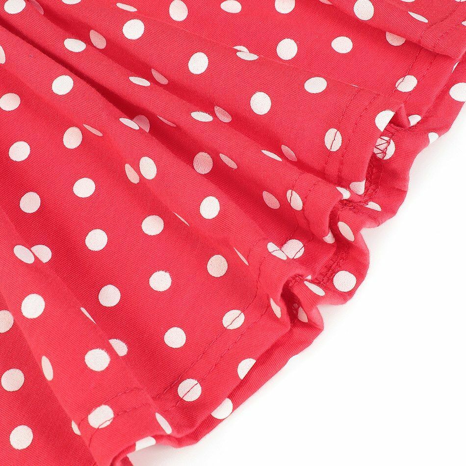 Mother Daughter Dresses Girl Dots Swing Casual Sundress Tunic Halloween Clothes