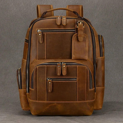 Bags Men's Backpack Backpack Travel Backpack School Bag Men Leather Daypack