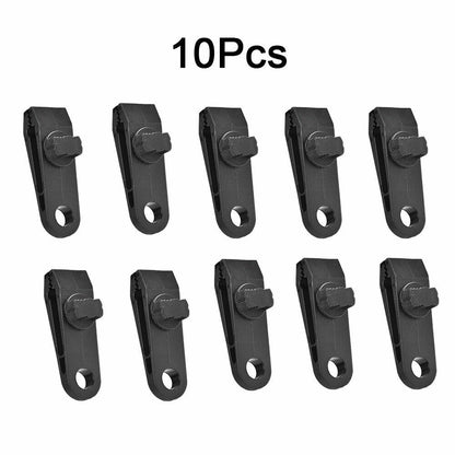 5/10/15 PCS Tarpaulin Clips Tent Canopy Buckles Outdoor Wind Rope Clamps Camping