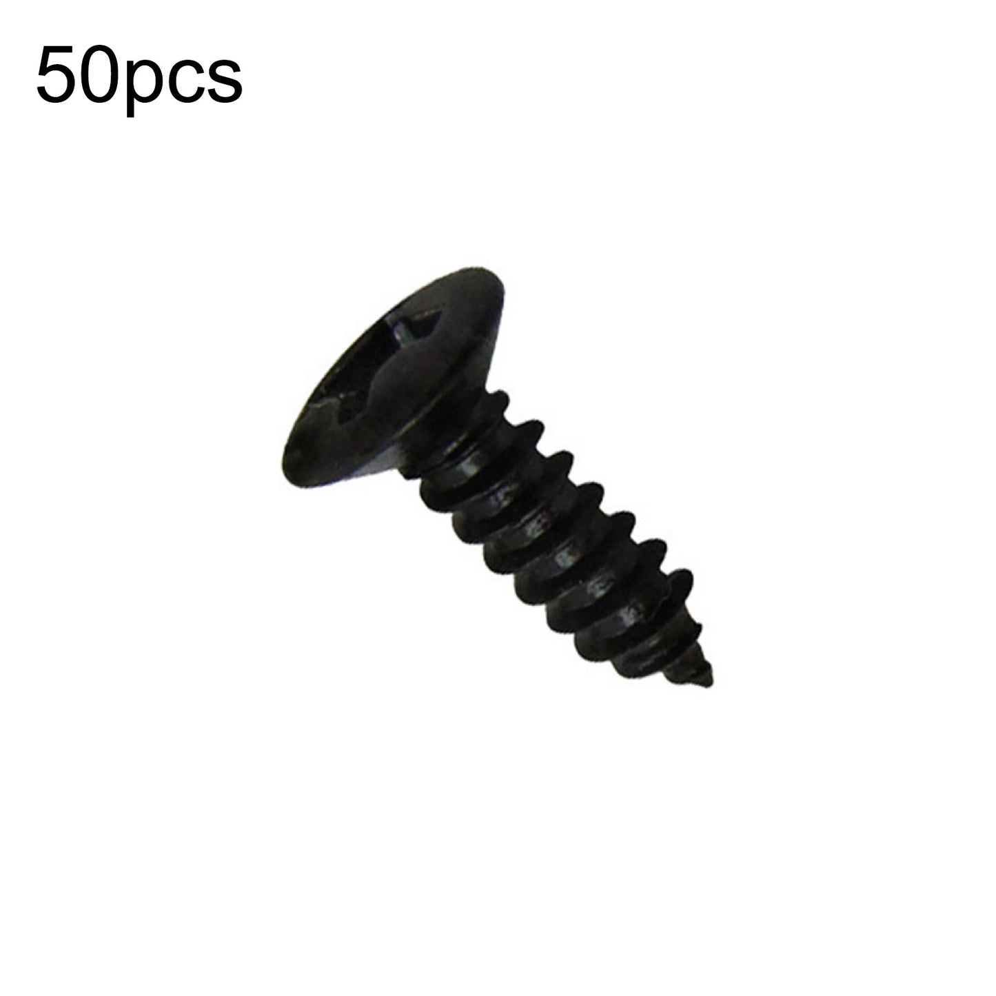 50Pcs/Set Black Electric Guitar Bass Pickguard Screws For Fender Strat/Tele