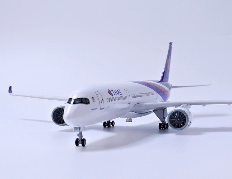 47CM 1:142 THAI AIRBUS A350 Airplane Landing Gears Resin Plane Aircraft Model