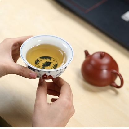 Full Handmade Tea Pot Real Yixing Zisha Zhu Clay Pot 120ml Ceramic Tea Cup New