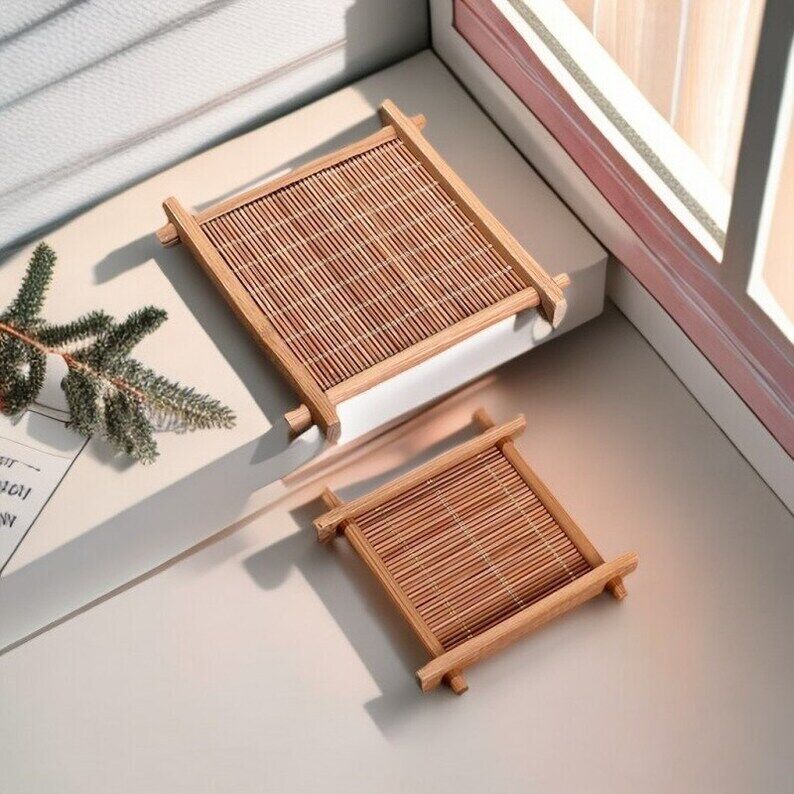 Straw Tea Mat|Coaster|Teacup Mat|Cup Pad|Tea Accessories