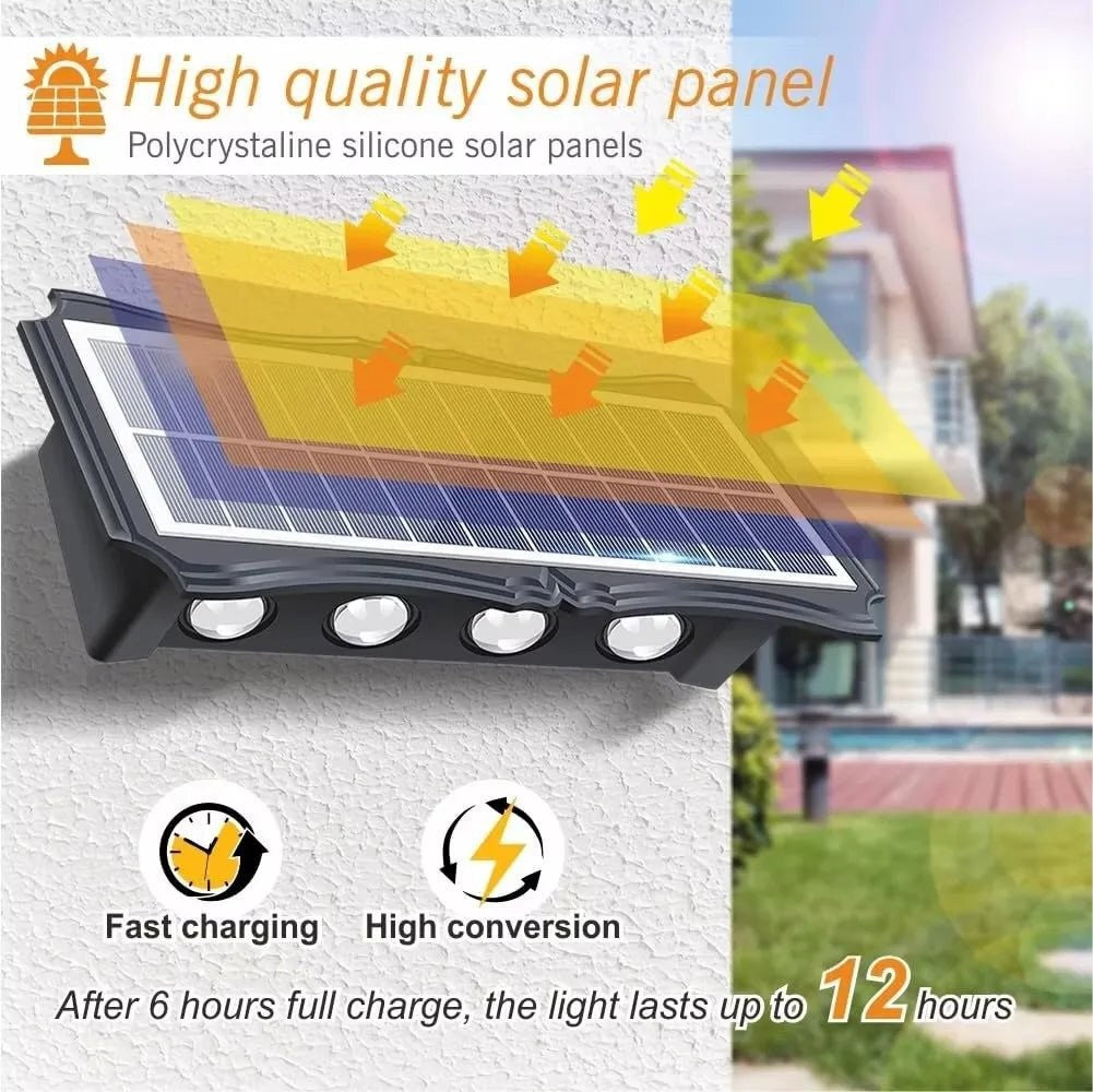 Solar String Lights Outdoor Waterproof – 50m RGB & Warm