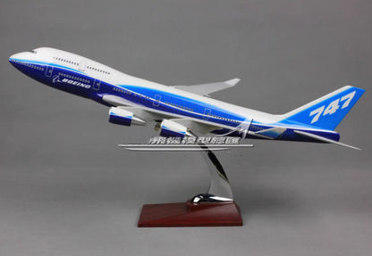 47CM 1:150 BOEING 747-400 Passenger Airplane Resin Aircraft Plane Model