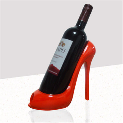 Heel Shoe Shape Wine Bottle Holder Creative Wine Shelf Wine Rack Bar Accessory