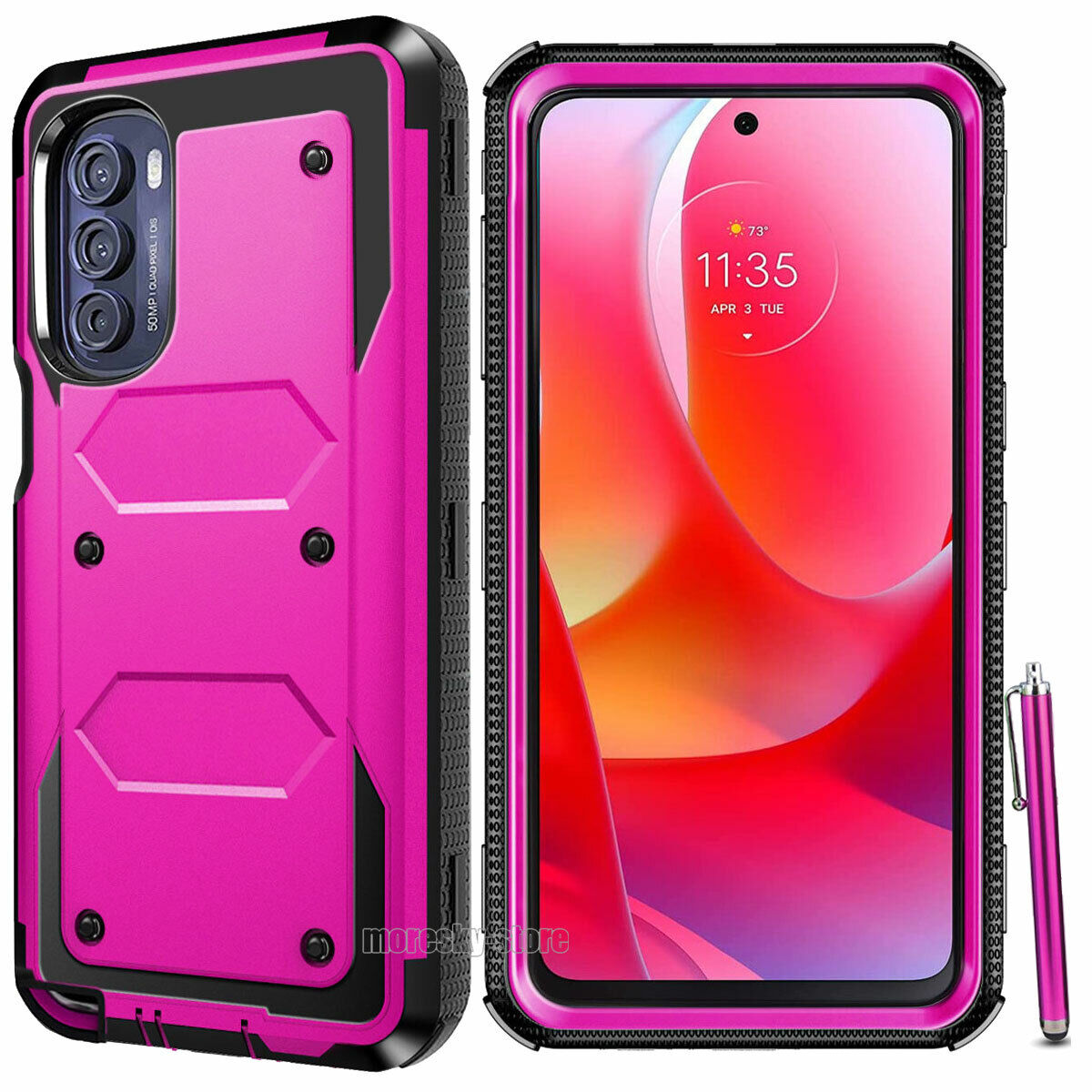 For Motorola Moto G Stylus 2022 Case Luxury Dual Layer Rugged Hybrid Phone Cover