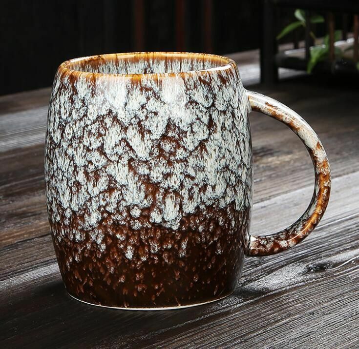 Creative Mugs 400ml Large Capacity Ceramic Coffee Tea Cups Couple Japanese-Style