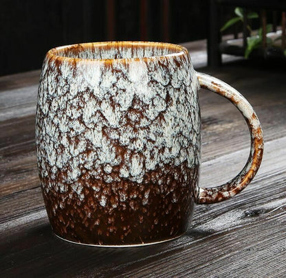 Creative Mugs 400ml Large Capacity Ceramic Coffee Tea Cups Couple Japanese-Style