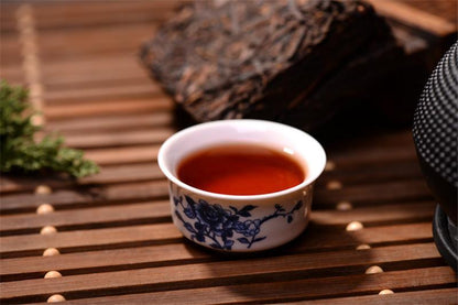 Ten Years Old Pu-erh Class Puerh Tea Cooked Pu'er Tea Shu Puer Brick 200g
