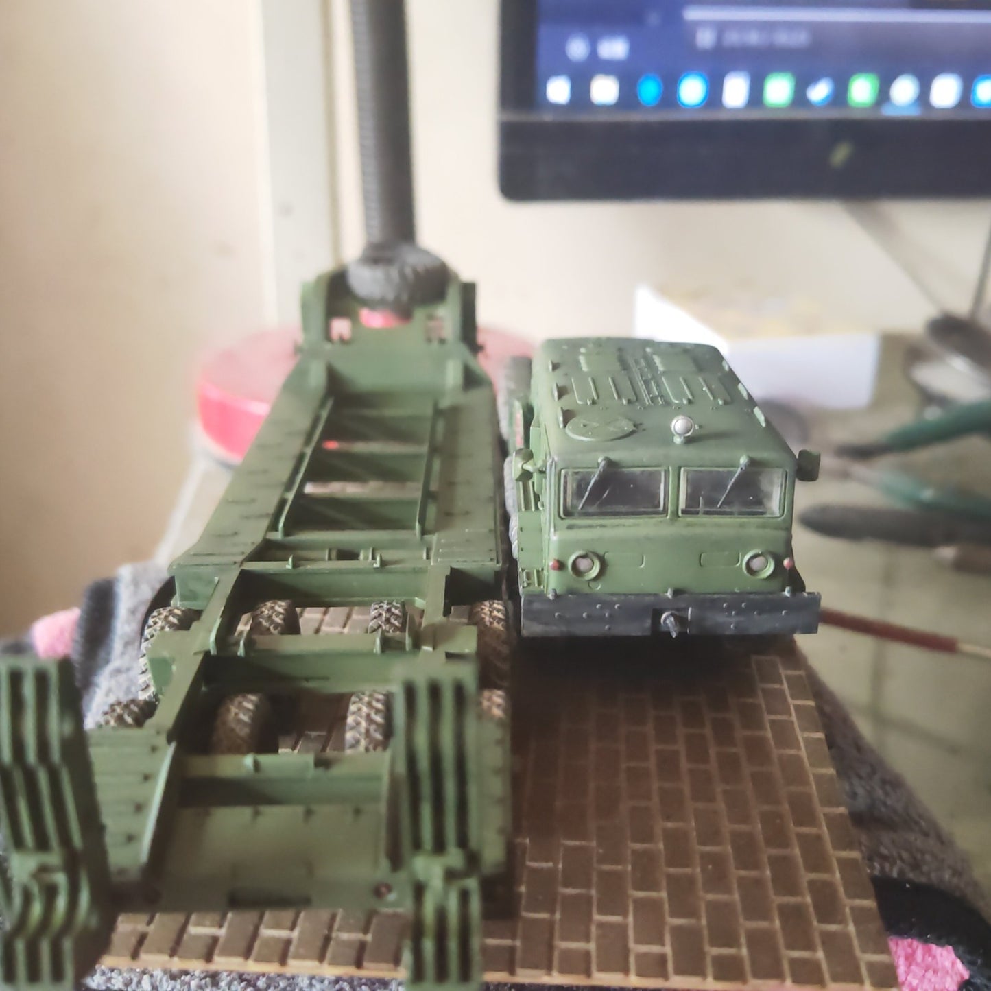 3D Printed 1/72 Russian MAZ-537G Tank Transporter Finished Tank Product