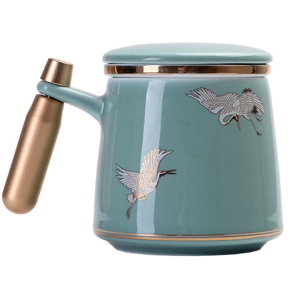 420ml Filter Water Mug Home Office Tea Water Separation Tea Cup Kung Fu Tea Set