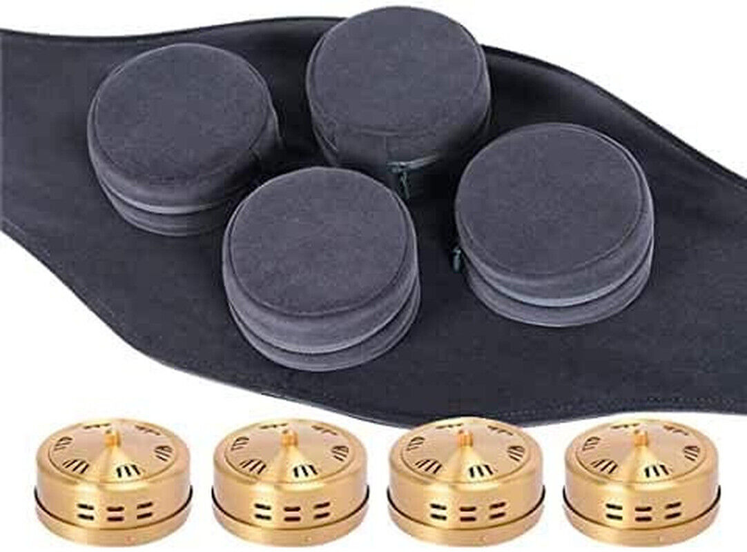Copper Box Portable Moxibustion Bag Cloth Cover Thermal Insulation Moxibustion艾灸