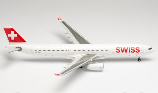1:200 32CM Herpa SWISS AIRBUS A330-300 Passenger Airplane ABS Plastic Model