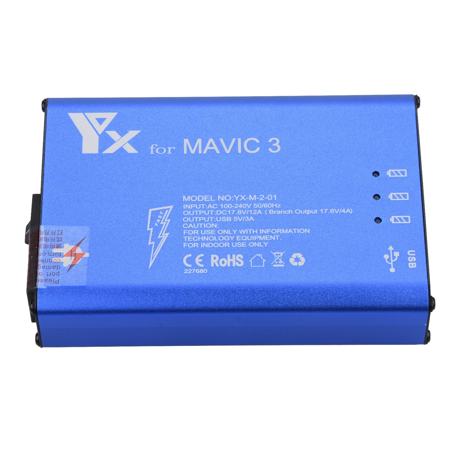Dual USB Port Multi Batteries Charger Hub For DJI Mavic 3 Drone Accessories E