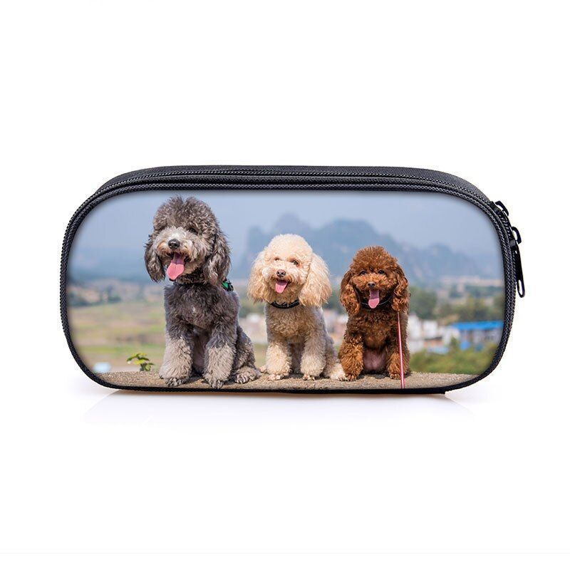 Dog Pencil Bag Stationary Bag Pencil Box School Supplies 24*11*7 CM Accessories