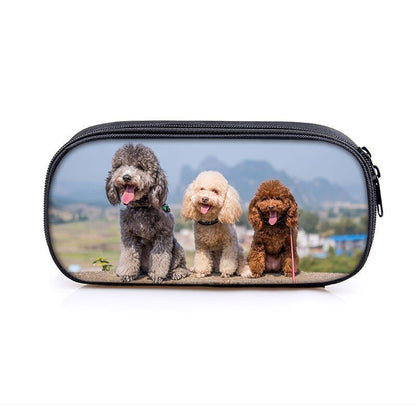 Dog Pencil Bag Stationary Bag Pencil Box School Supplies 24*11*7 CM Accessories