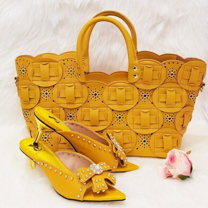 Women Shoes Bag matching High Quality Design Matching Shoes and Bag