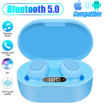 Audifonos de Telefonos Bluetooth Auriculares inalambricos LED para Celulares