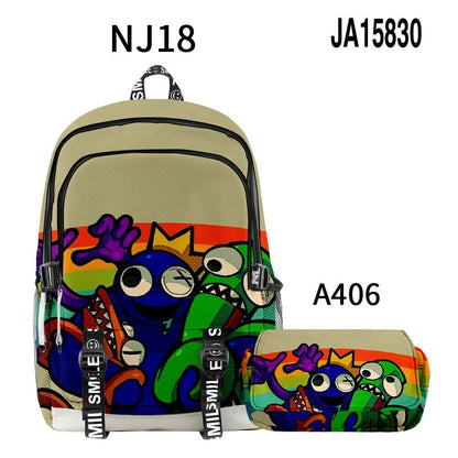 School Bag Backpack Primary Middle School Students Boys Girls Schoolbag