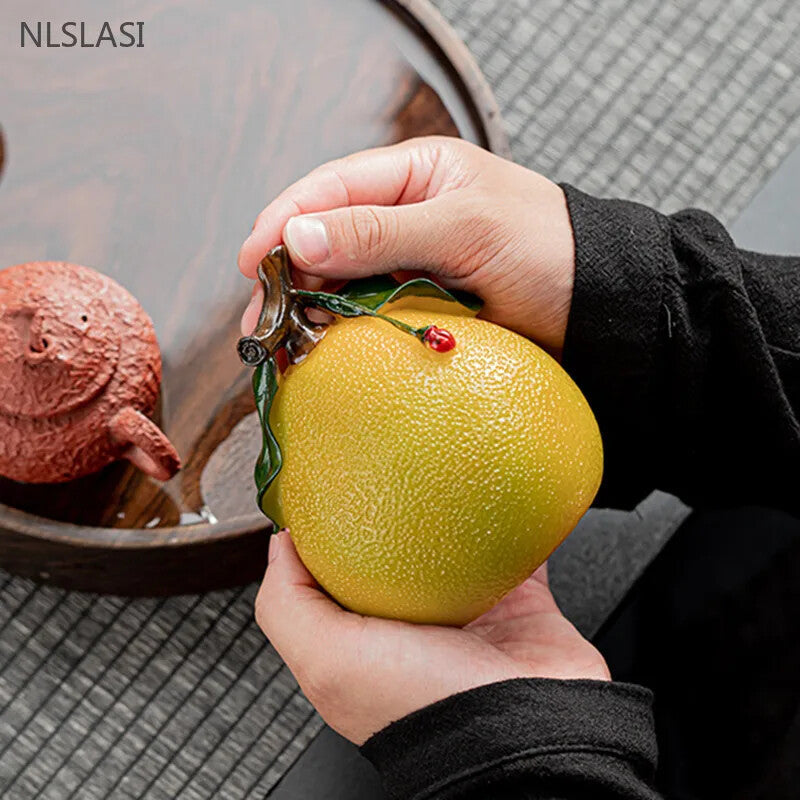 Fruit Model Color-changing Tea Pet Creative Resin Tea Table Decoration CutePot