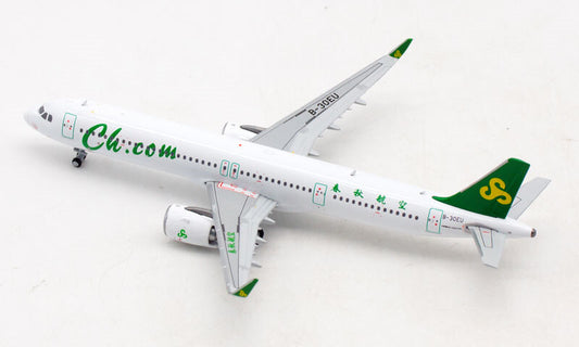 JC Wings Spring Airlines first Airbus A321neo B-30EU 1:400 plane Pre-built Model