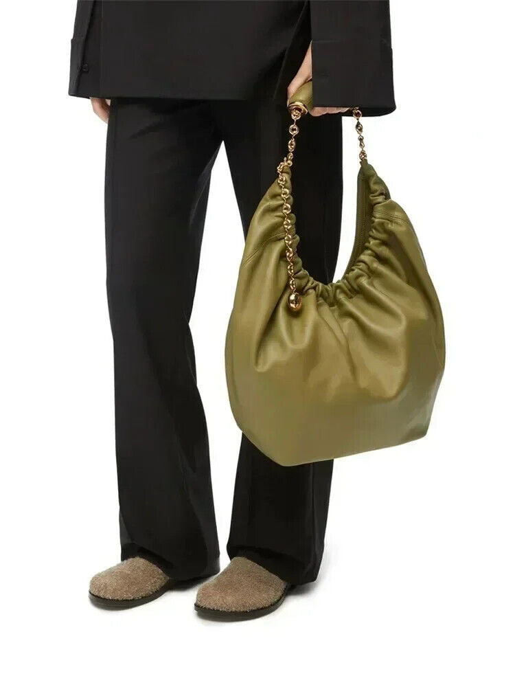 Shoulder Bag Blogger Same Cowhide Chain Underarm Bag Handbag