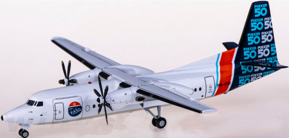 1:200 JC Wings FOKKER 50 Passenger Aircraft Diecast Plane Airplane Model