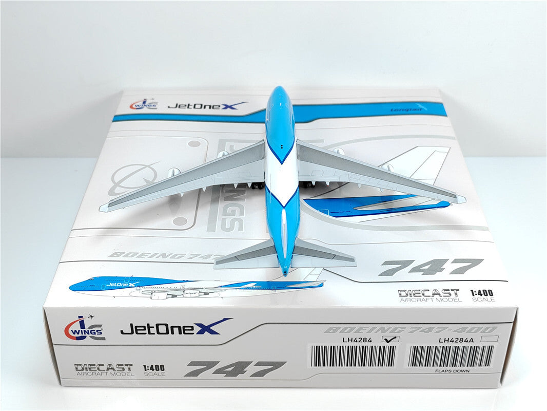 1:400 JC Wings JetOneX BOEING B747-400 Passenger Airplane Diecast Model