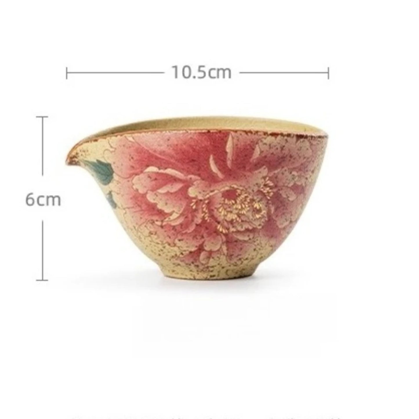 Handmade Ceramic Antique Style Fairness Cup 150ml 5.1oz Chinese Kung Fu Tea Set