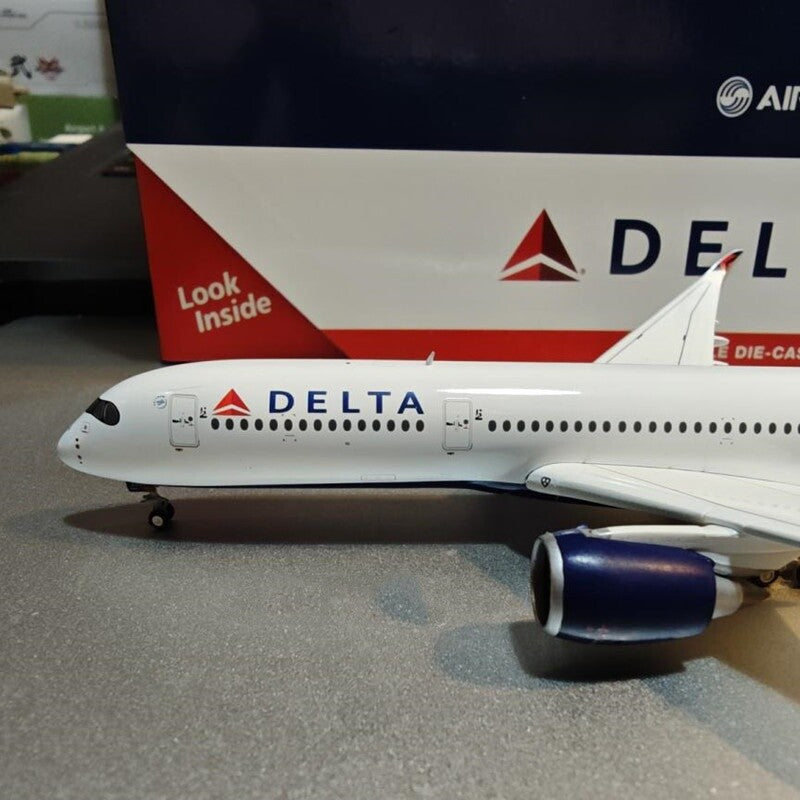 1:400 GeminiJets Delta Airlines Plane Airbus A350-900 Diecast Aircraft Model