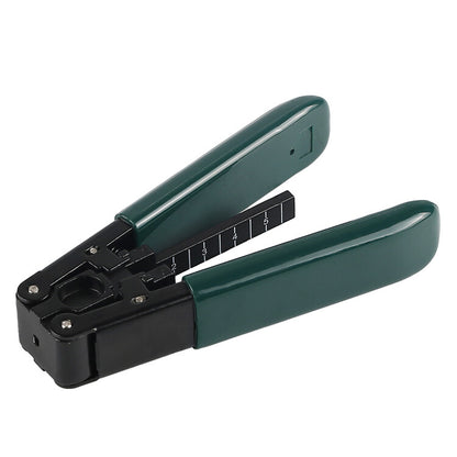 Fiber Optic Tool Kit Fiber Stripping Double Hole Miller Pliers Stripper+Scissors