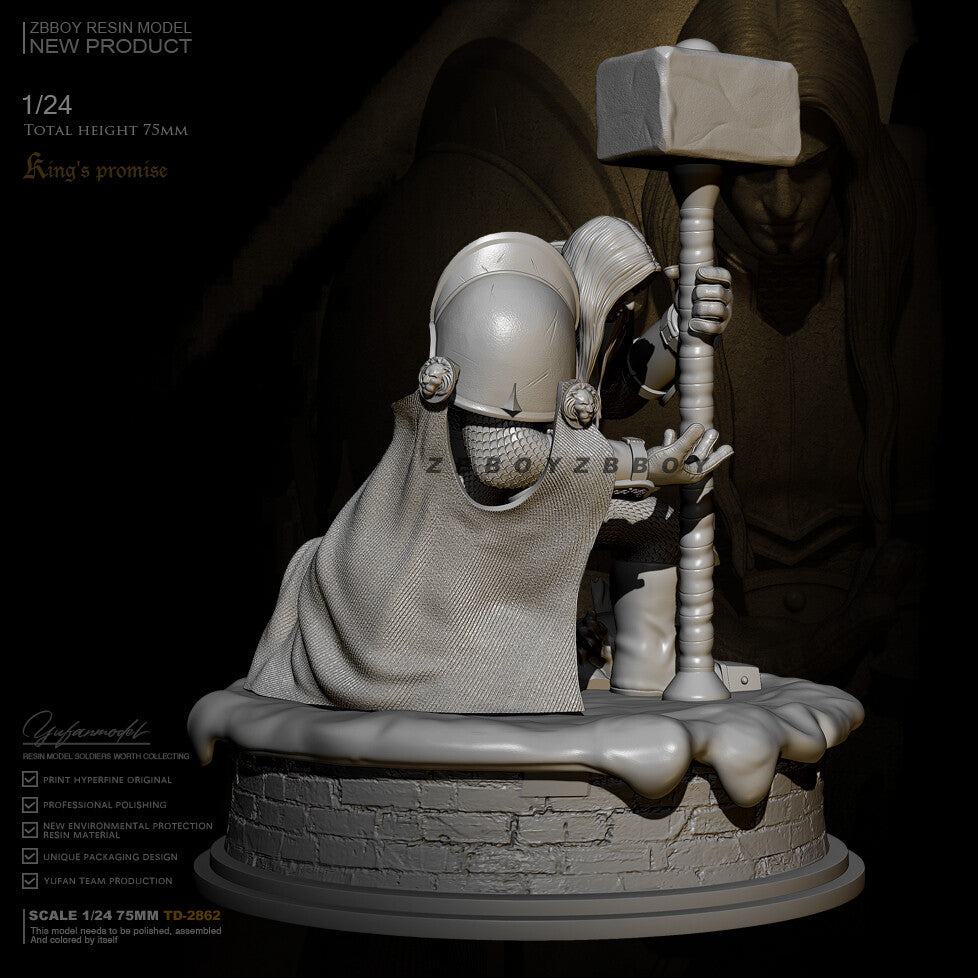1/24 resin figure model Imperial promise Unassembled Unpainted