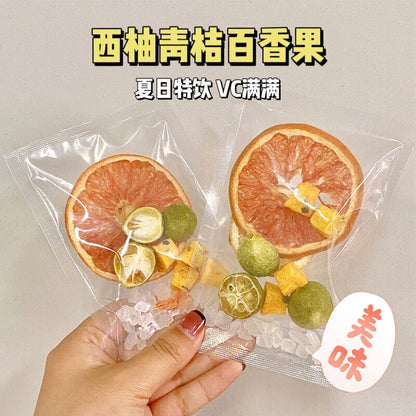 Grapefruit Green Orange Passion Fruit Freeze Dried Cold Brew Fruit Tea 21g*5