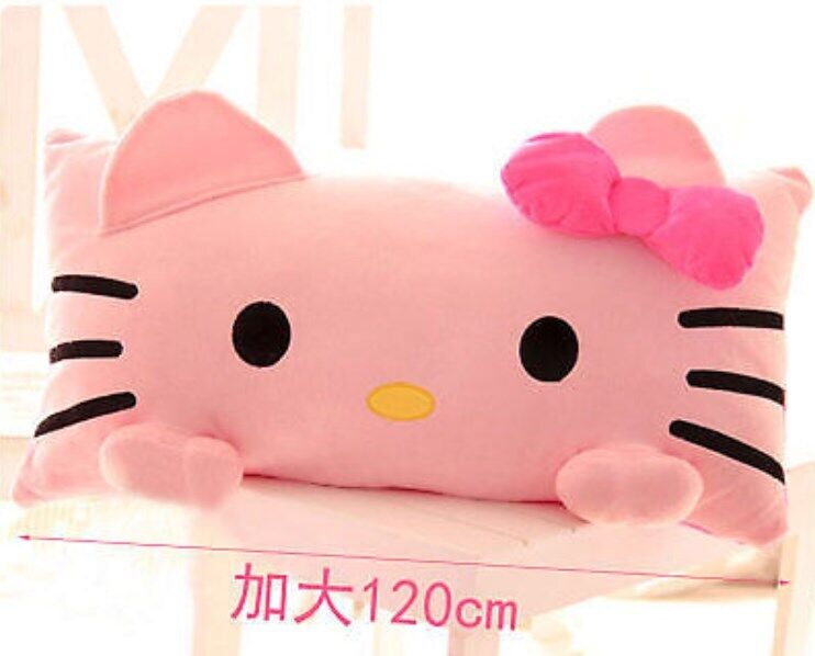 Hello Kitty Princess Bed Sofa Pillow Bedroom Headrest Pillow