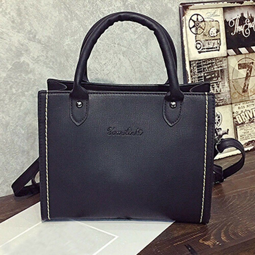 Women's Ladies Casual PU Leather Shoulder Bags with Corssbody Bag Handbag Purse