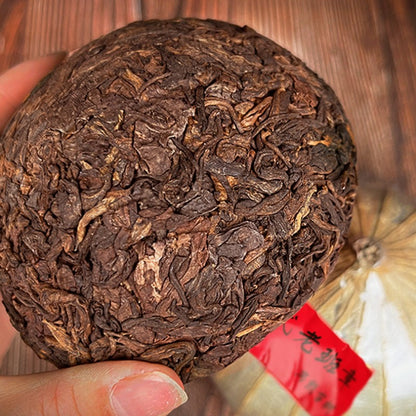 100g Ripe Pu'er Tuocha Yunnan Menghai Ancient Tree Compressed Fermented Tea