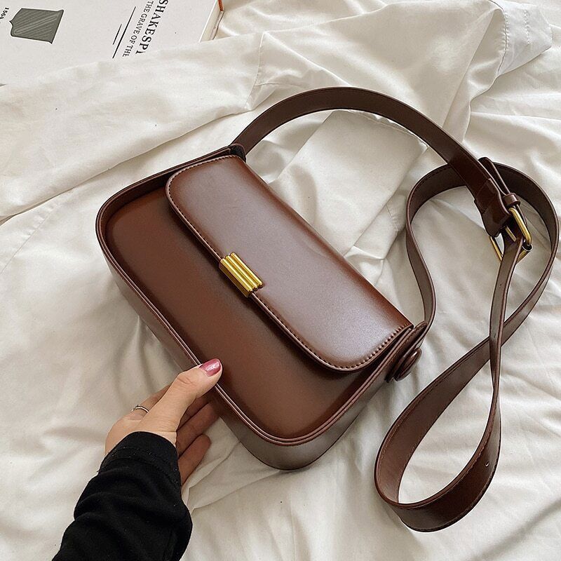 PU Leather Shoulder Crossbody Sling Bags for Women Fashion Trendy Handbags