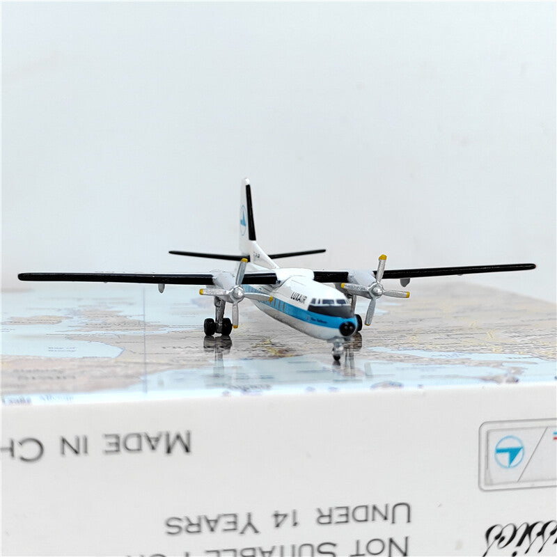 1:400 Aviation LUSAIR Plane FOKKER F-27-100 Diecast Aircraft Model