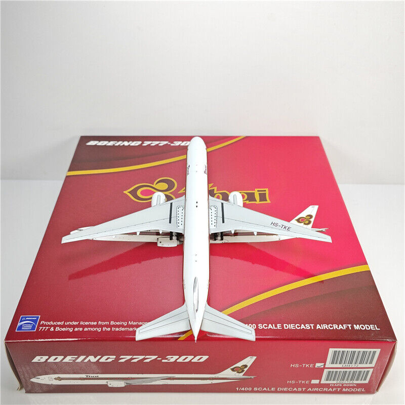 1:400 JC Wings Thai BOEING B777-300Passenger Airplane Diecast Model