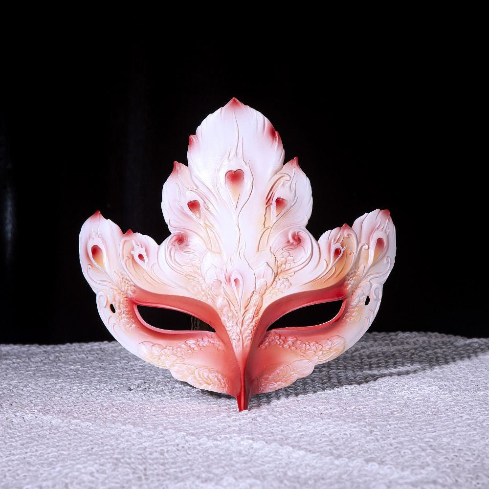 Luxury Hand-Painted Half-Face Mask Cosplay Party Costume Accessory