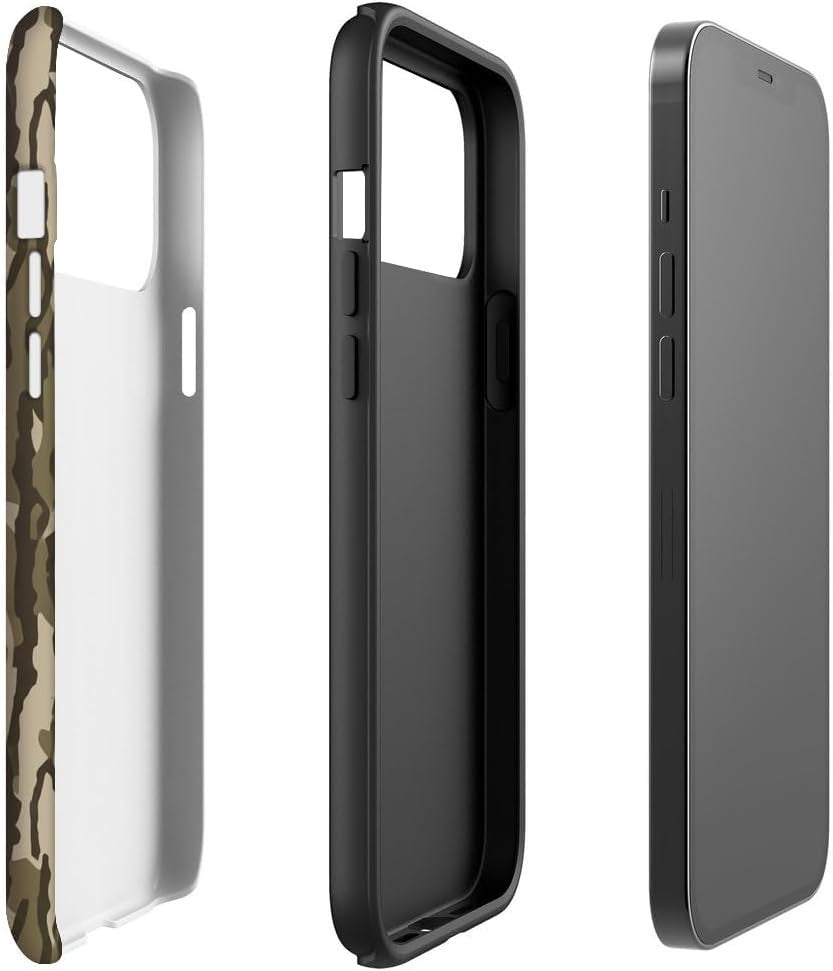 For Iphone 17 Pro Max Case,Camo Camouflage Phone Case for Girl Women Boy Men,Hyb