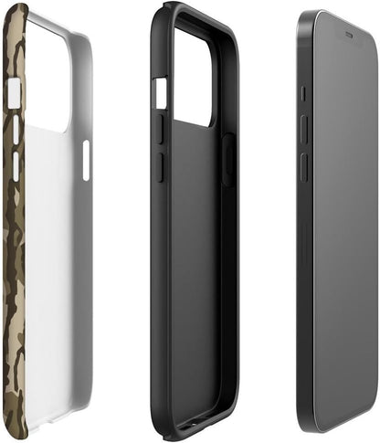For Iphone 17 Pro Max Case,Camo Camouflage Phone Case for Girl Women Boy Men,Hyb