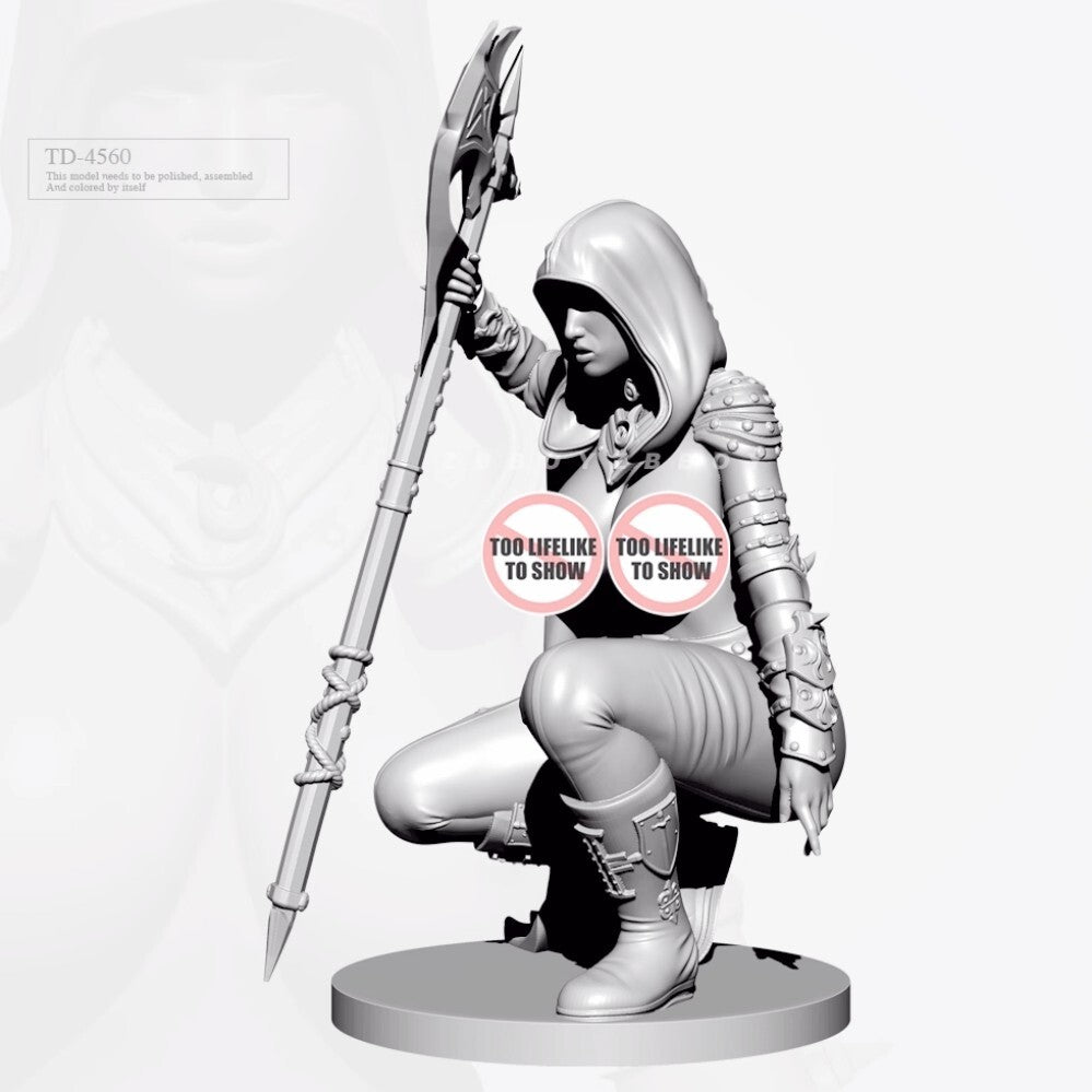 1/24 resin figure model kit Dream Empire - Sacred Axe Goddess Unassembled